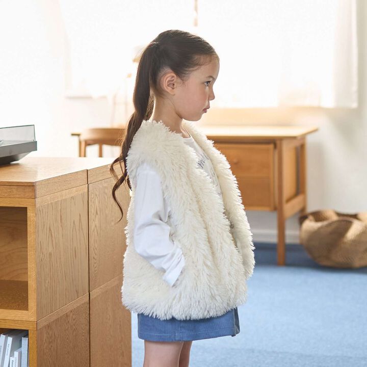 Fluffy and Soft Halloween Fur Vest,Mint, medium image number 22