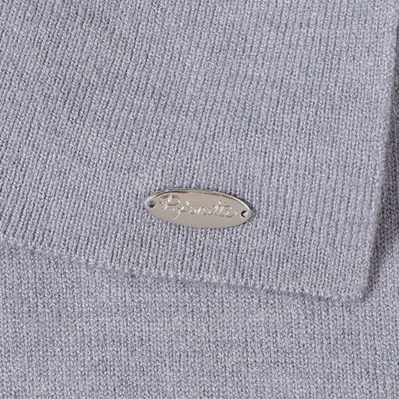 Ribbon Collar Knit,Black, large image number 3