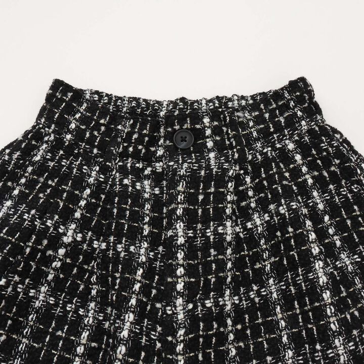 Adult-Style Holiday Tweed Short Pants,White, medium image number 6