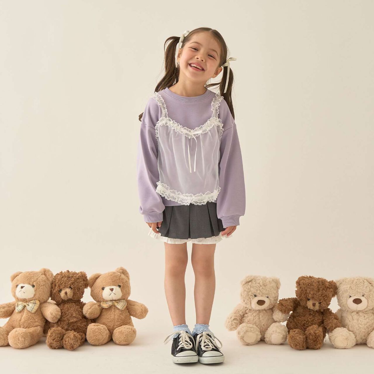 [Lycee Mine Ballet Series] Camisole Ducky Sweatshirt,Moderate pink, large image number 29