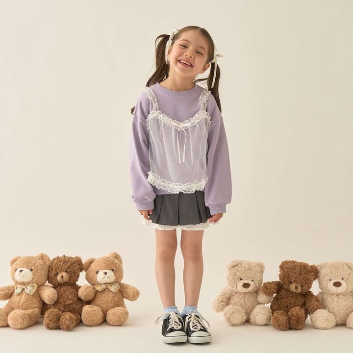 [Lycee Mine Ballet Series] Camisole Ducky Sweatshirt,Moderate pink, medium image number 29