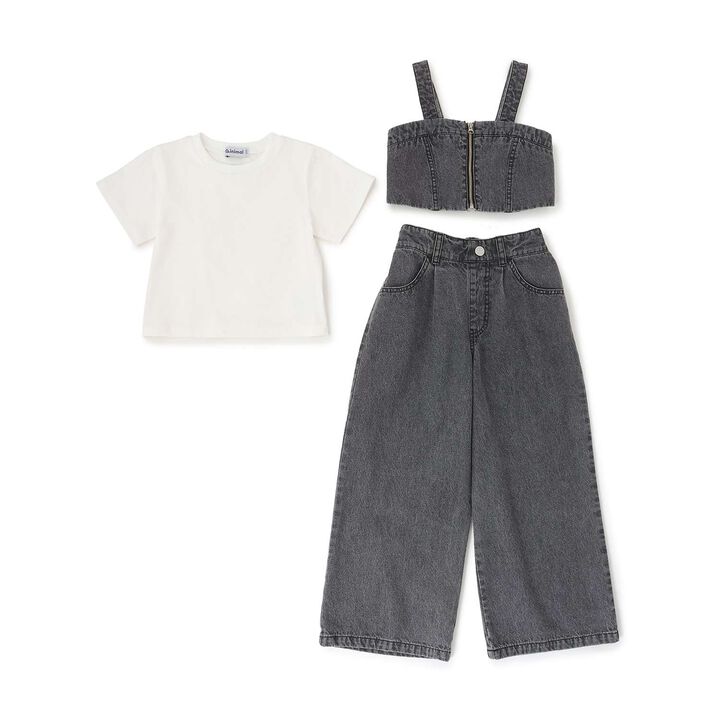 [Ready-to-Wear] Bustier & Pants Set with Inner Lining,Black, medium image number 2