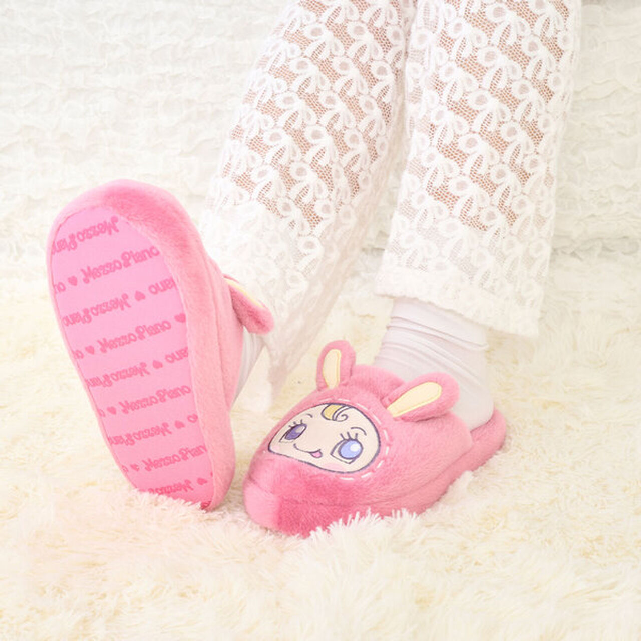 Berie-chan Slippers,Pink, large image number 0