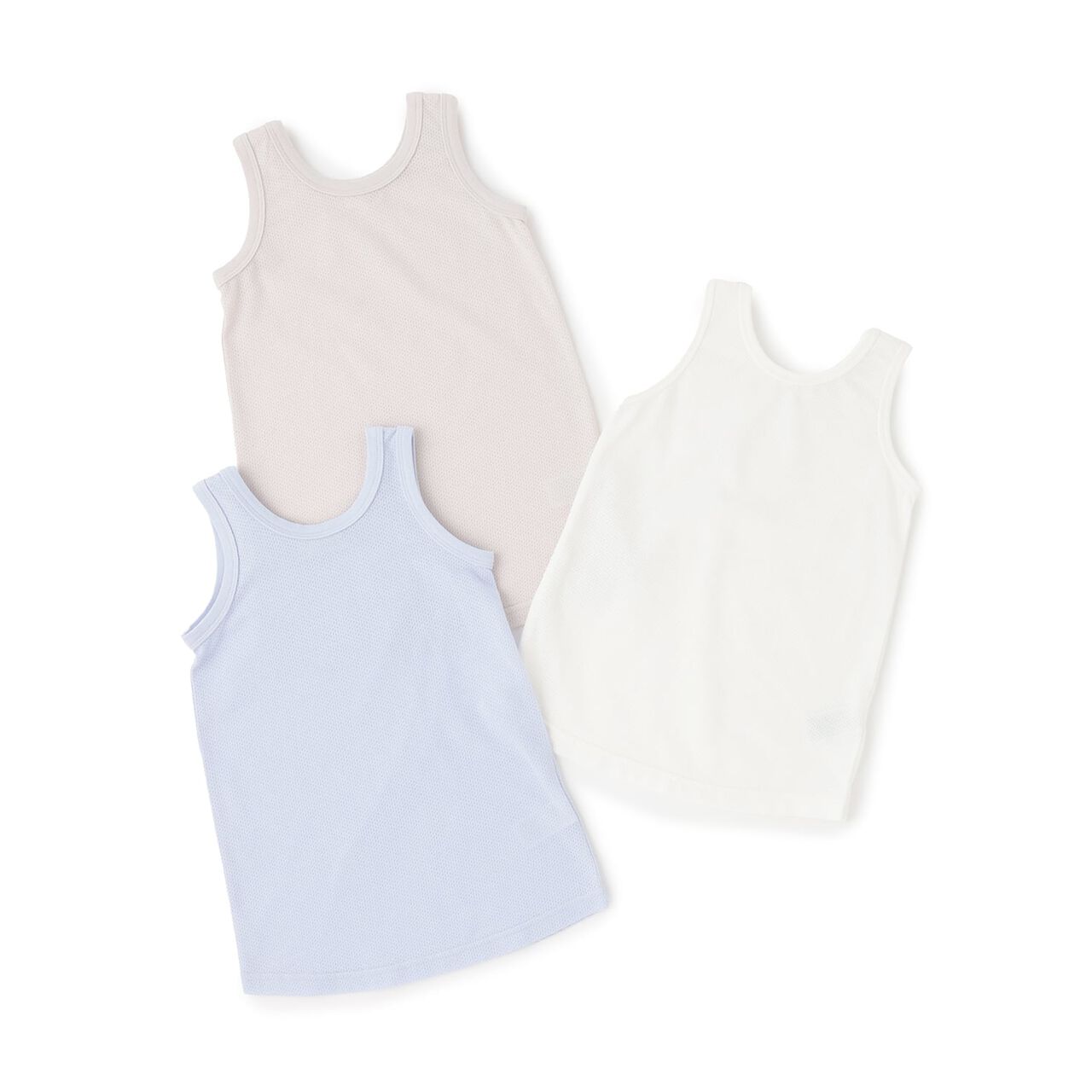 [Smooth Mesh] Quick-Dry Absorbent Inner Tank Top [Kids, Boys & Girls],Silver gray, large image number 5