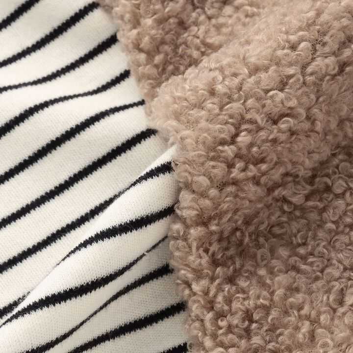 Fluffy Bear Overall Set,Ivory, medium image number 14