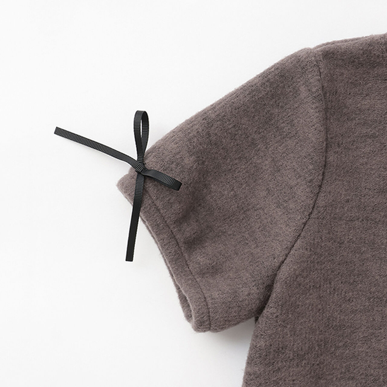 Fluffy Brushed Short-Sleeve Top,Deep pink, large image number 7