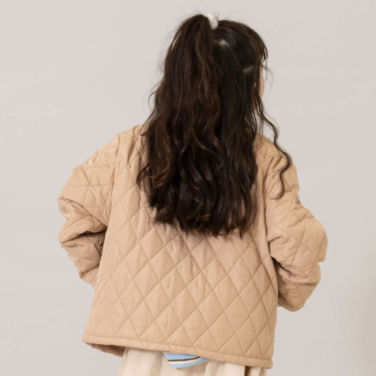 Quilted Jacket,Black, large image number 3