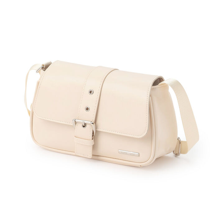 Flap Shoulder Bag,Ivory, medium image number 0