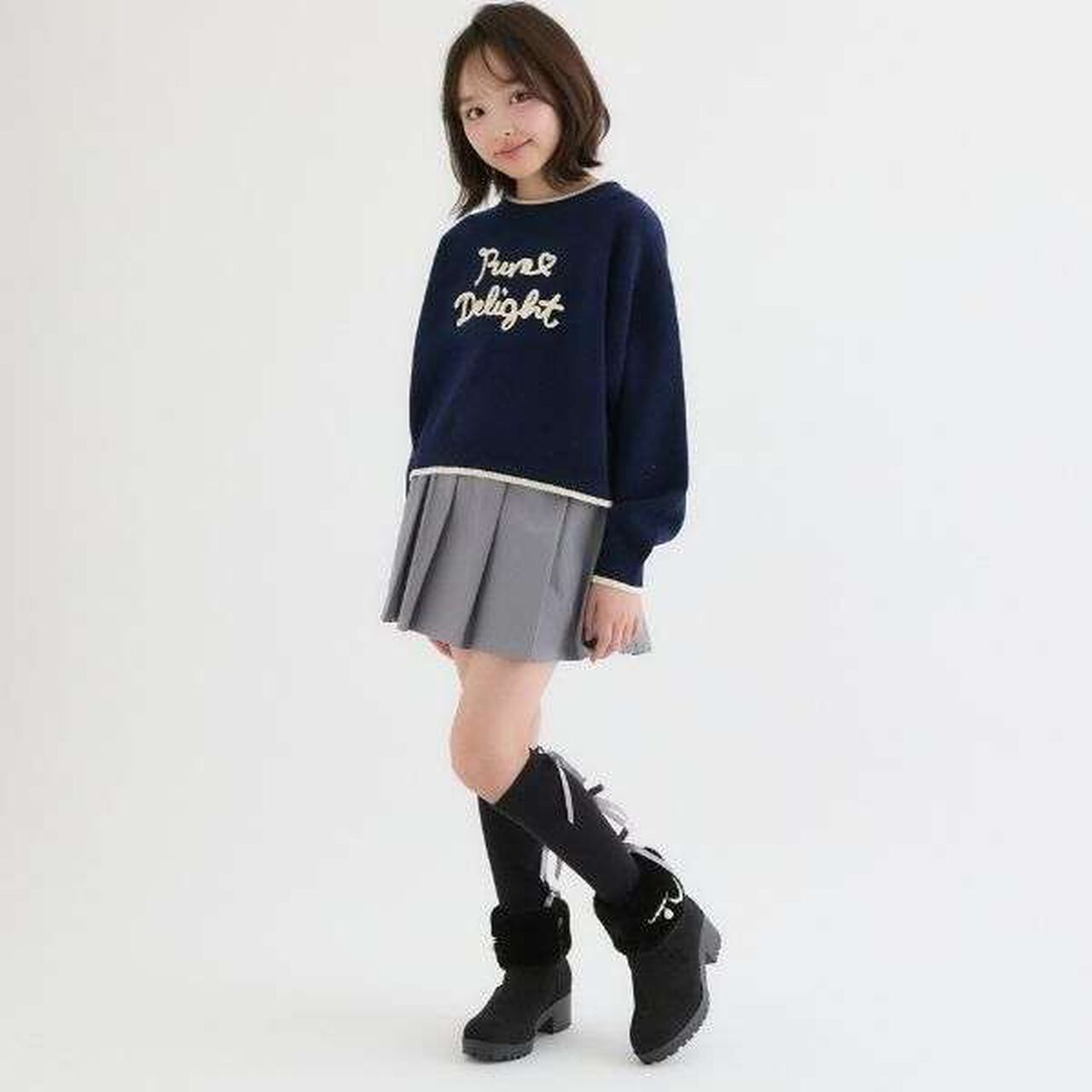 Short Boots with Pearl Accent,Beige, large image number 2