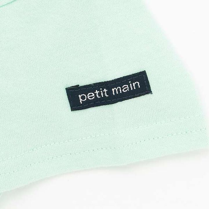 Sea Creature Embroidery Short Sleeve T-Shirt,Emerald green, medium image number 7