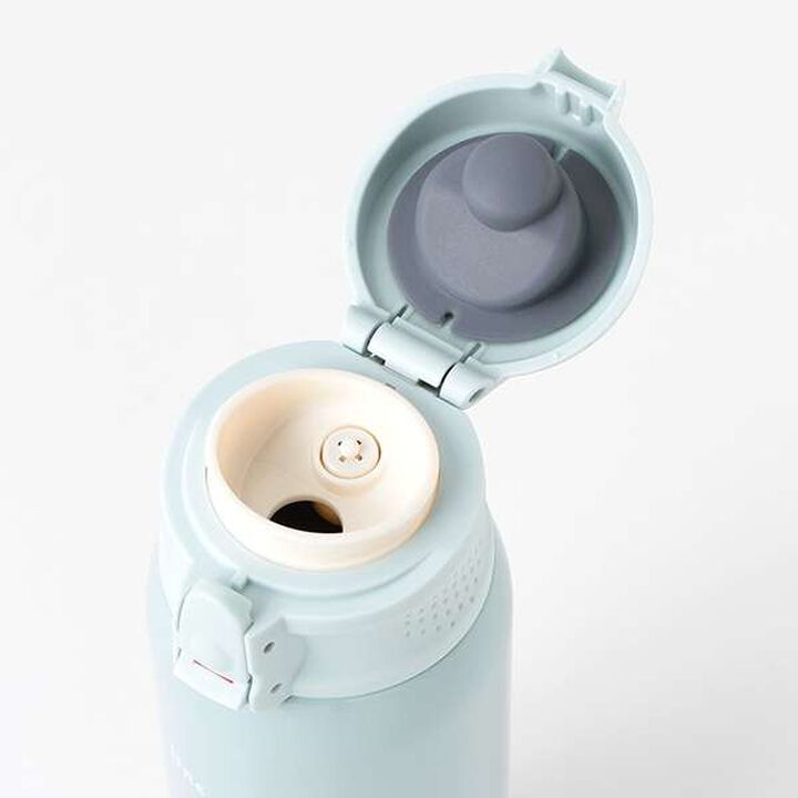 Lightweight Gradient Tulip Pattern Water Bottle (480ml),Emerald green, medium image number 13