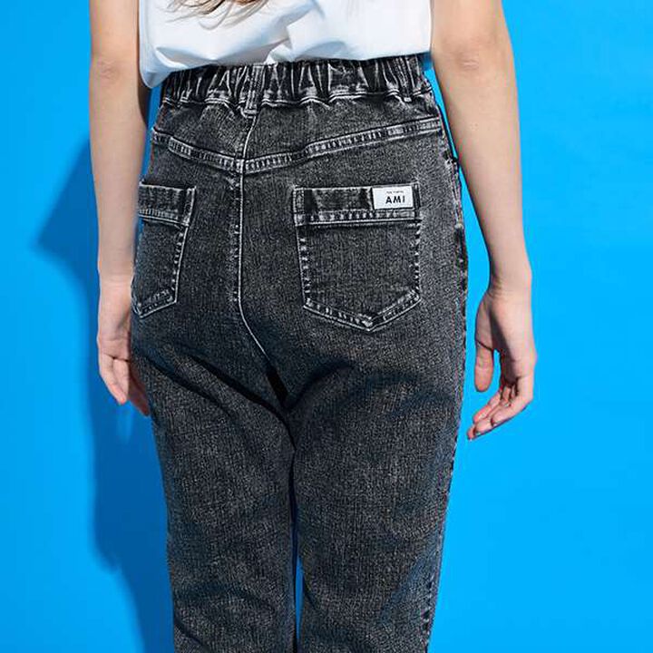 [AMI] Denim Flare Pants,Black, medium image number 22