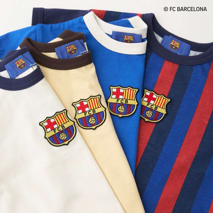 [FC BARCELONA] 接觸涼感布章T恤,深棕色, medium image number 21