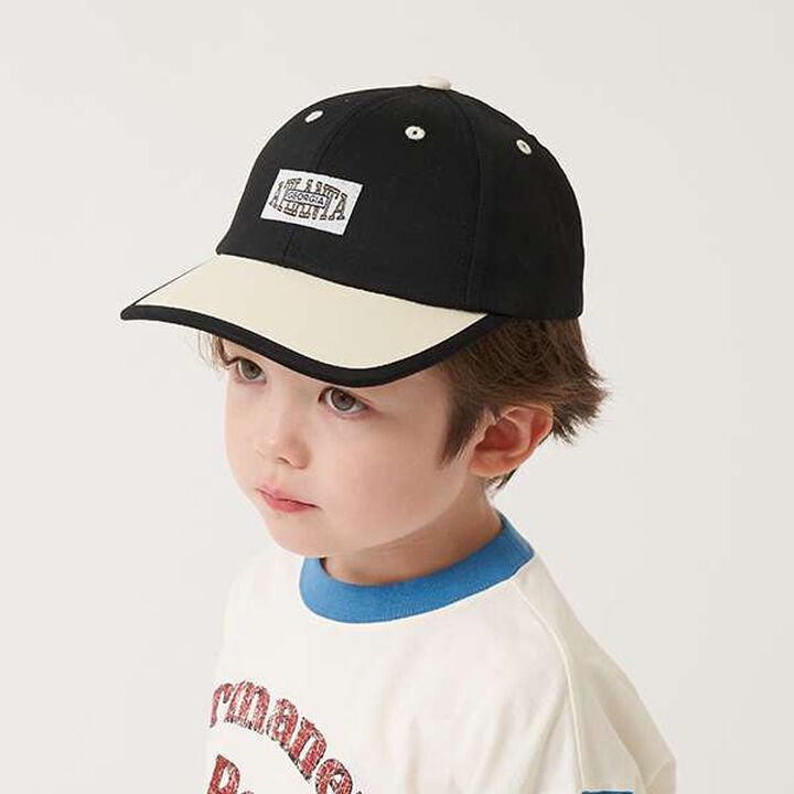 Bi-Color Cap with Applique,Ivory, medium image number 20