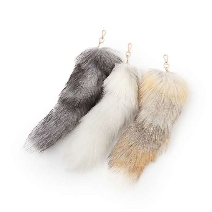 Furry Tail Charm,Brown, medium image number 4