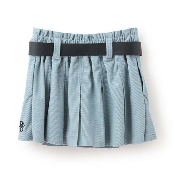 Belted Low-Rise Mini Skirt,Black, medium image number 1