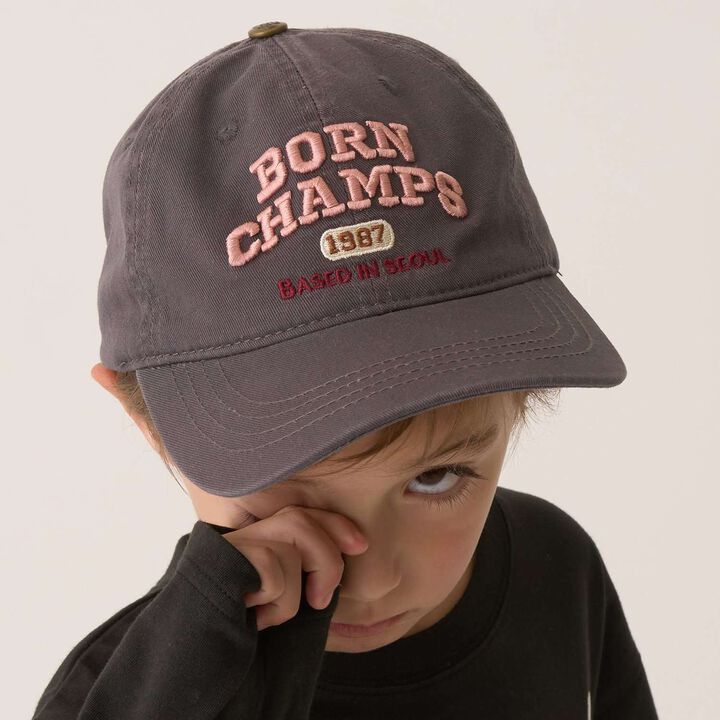 Logo Embroidery Cap,Charcoal gray, medium image number 0