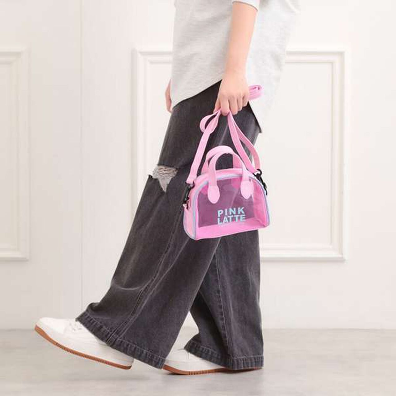 Mini Boston Bag,Black, large image number 14