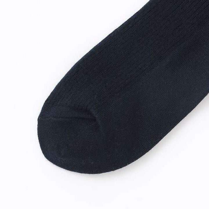 Graduation - Embroidered Ribbed Socks,Off white, medium image number 2