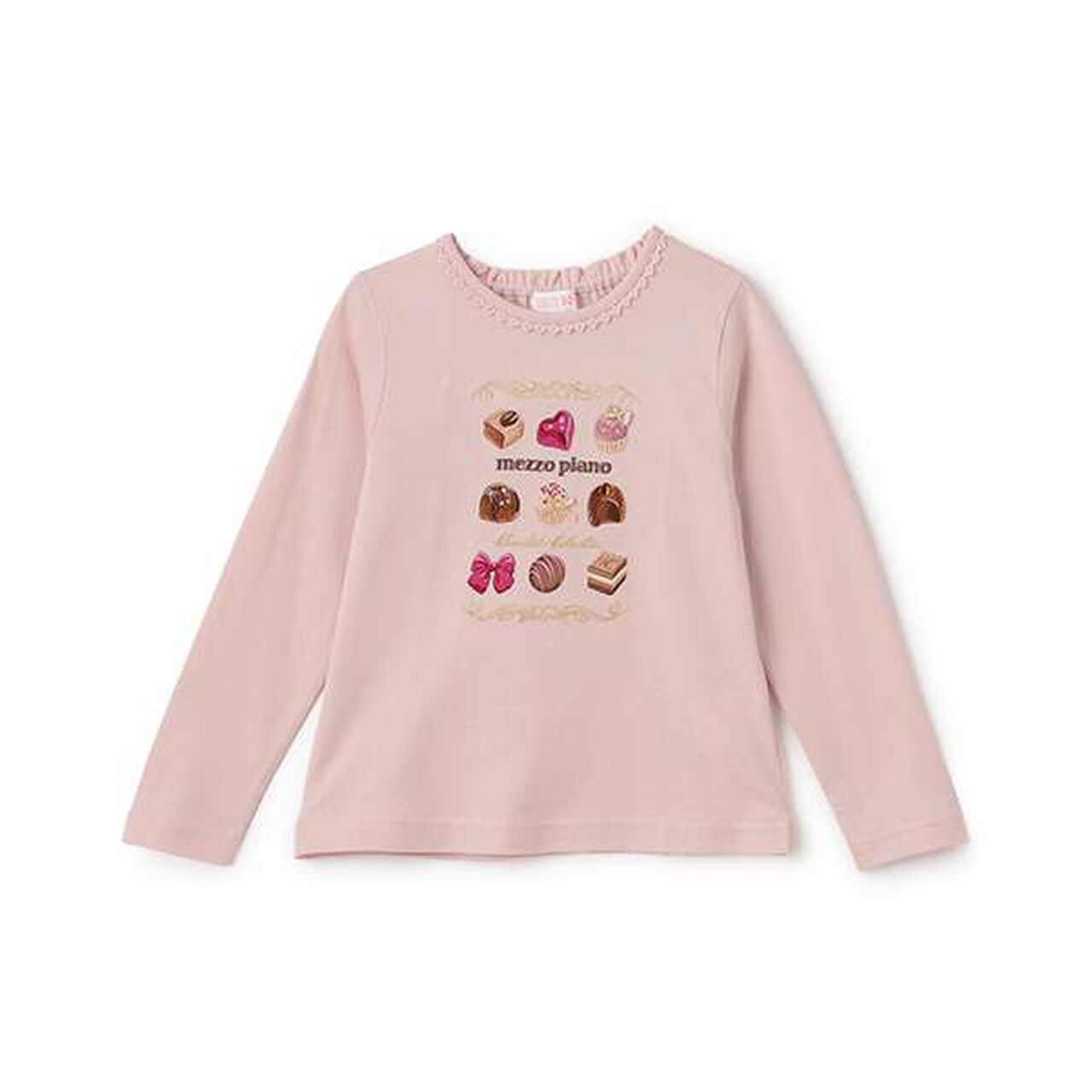 Assorted Chocolate Box Long Sleeve T-Shirt,Pink, large image number 0