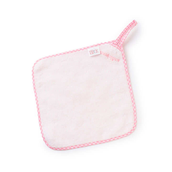 Towel with Rabbit Mascot,Light pink, medium image number 1