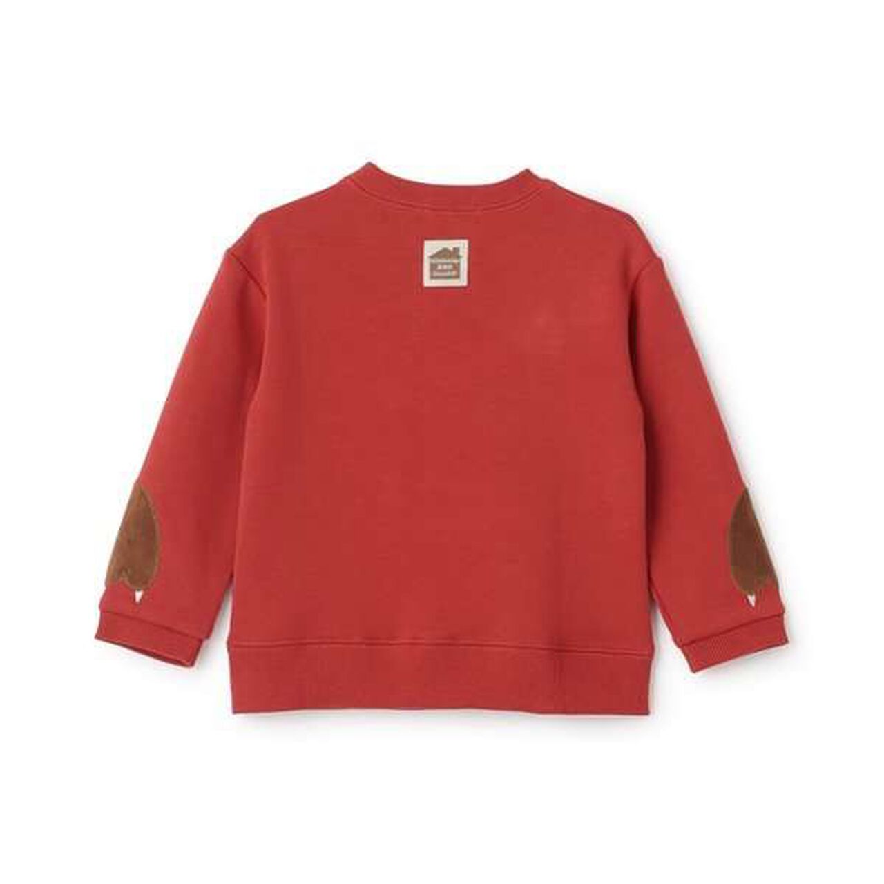 Lion Applique Sweatshirt,Red, large image number 4