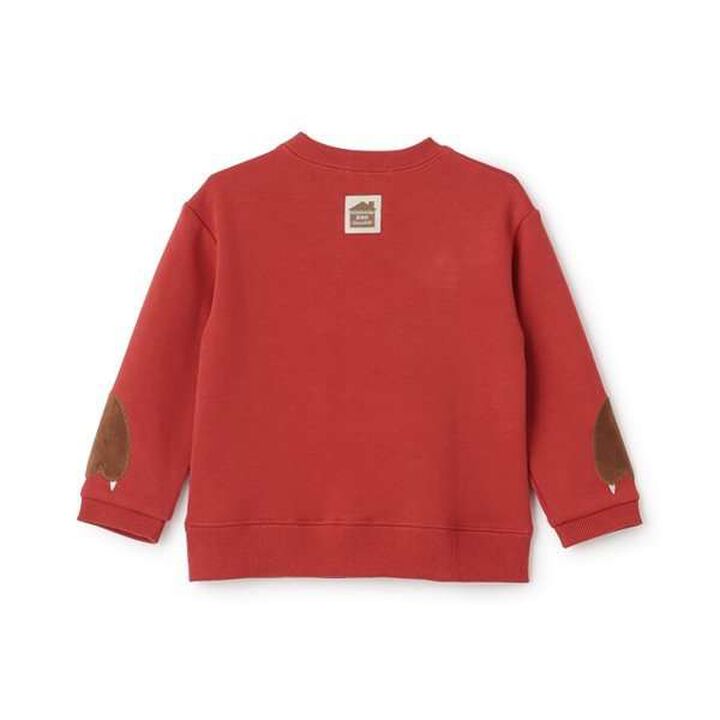 Lion Applique Sweatshirt,Red, medium image number 4