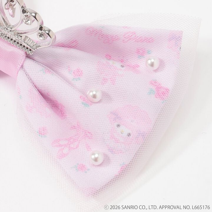 My Melody/My Sweet Piano Tiara Ribbon Hair Clip,Pink, medium image number 5