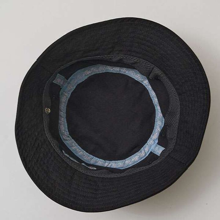 Mr. Nakamura Bucket Hat (with Pin Badge),Black, medium image number 2