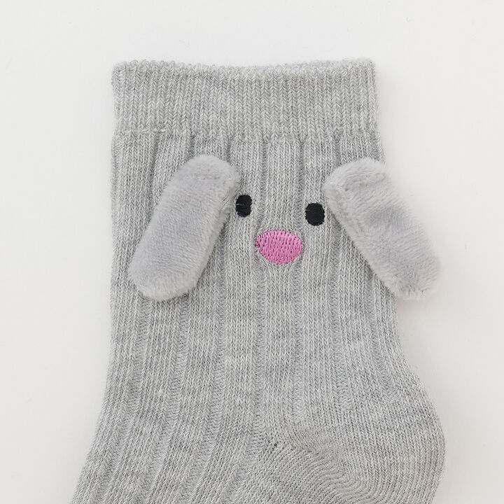 Animal Crew Socks,Ivory, medium image number 1