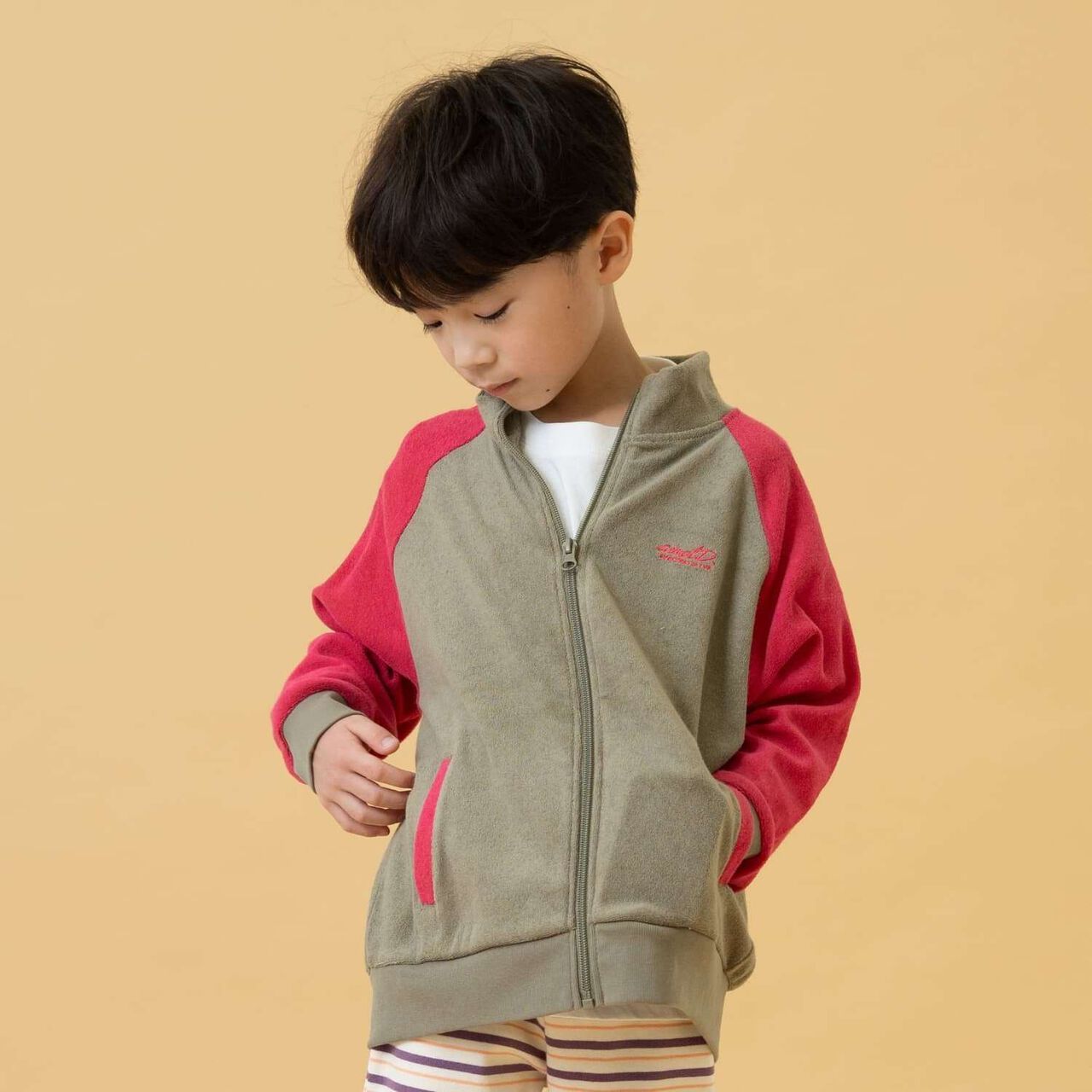 Link Pile Track Jacket,Sax blue, large image number 4