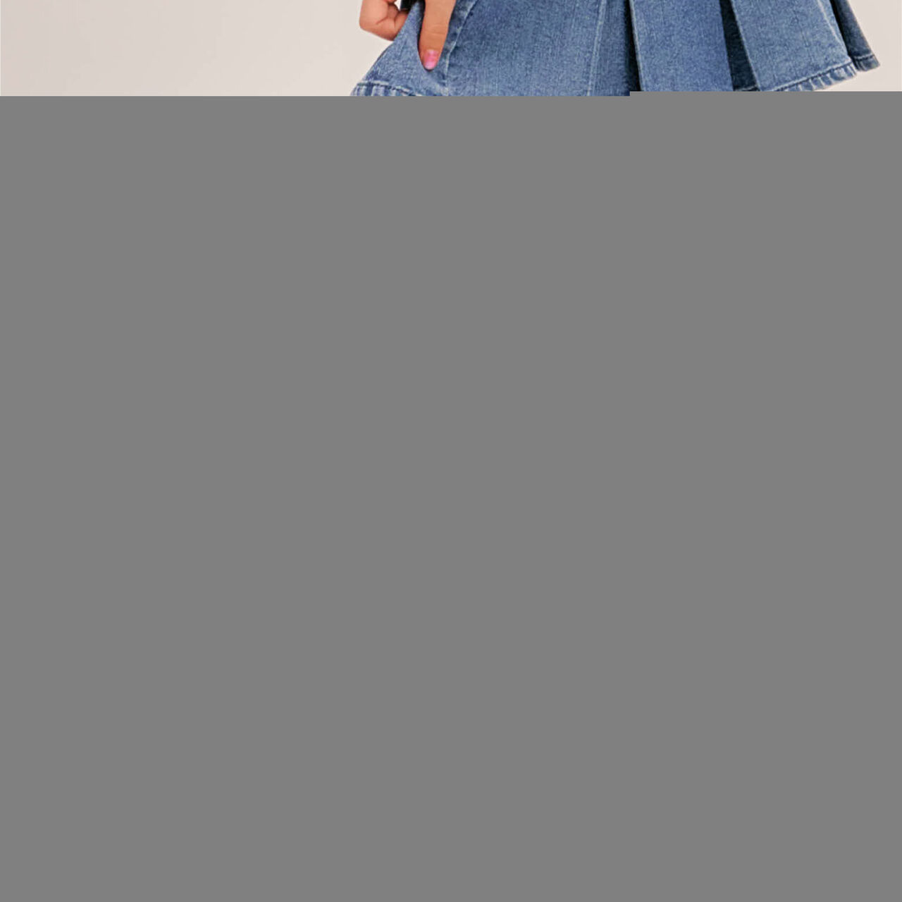 [Cool Touch] Denim Leg Covers,Blue, large image number 0