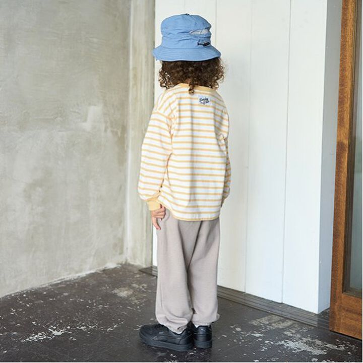 [Comfortable Jersey] Stripe Long-Sleeve T-Shirt,Mustard, medium image number 17