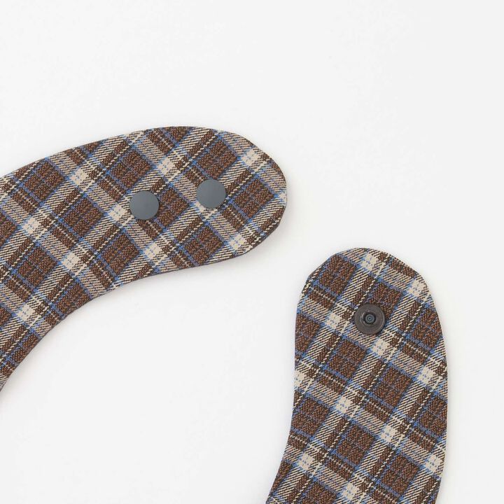 Checkered Vest-Style Set,Mocha tea, medium image number 2