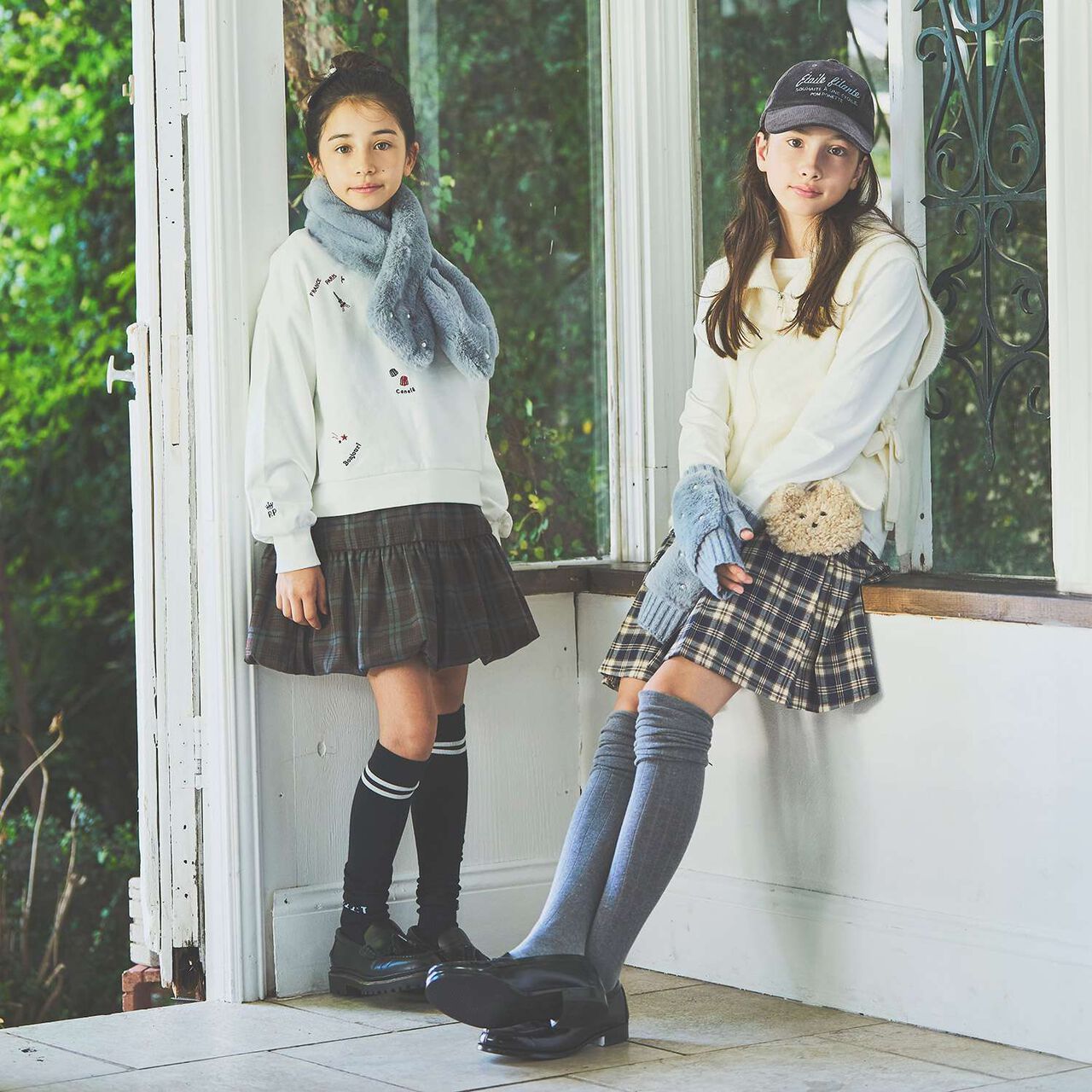 Mittens with Fur,Blue gray, large image number 12