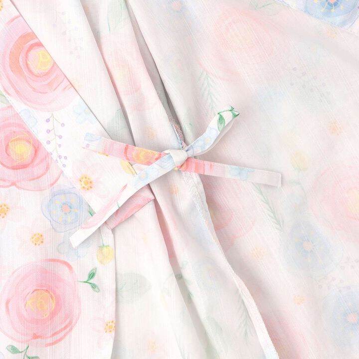 花卉圖案甚平服套裝,薰衣草紫, medium image number 7