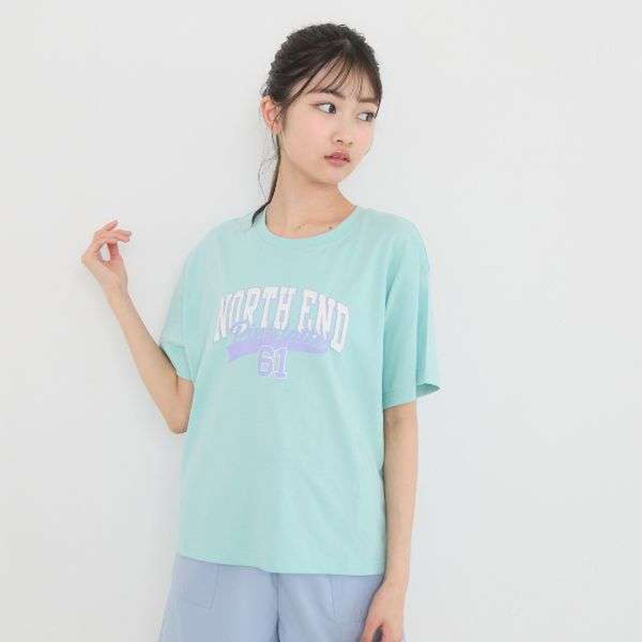 [Narumiya Exclusive] College Number Raised Print T-Shirt,Off white, large image number 11