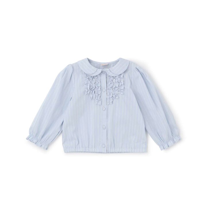 Chibi Frill Blouse,Blue, medium image number 5
