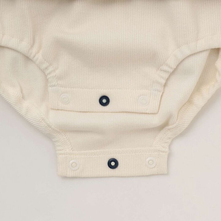 [miffy] Embroidered Floral Romper,Blue, medium image number 6