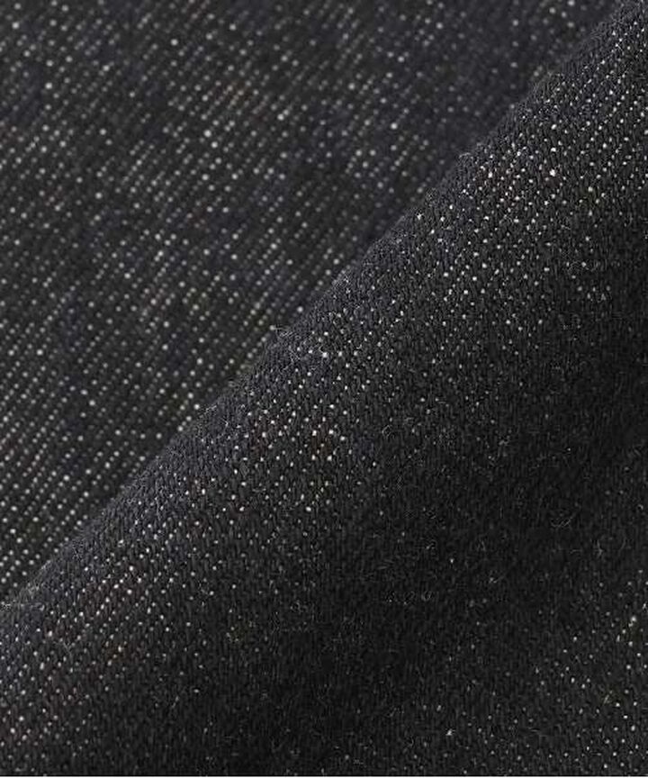 Denim Wide Tapered Pants,Sax blue, medium image number 10