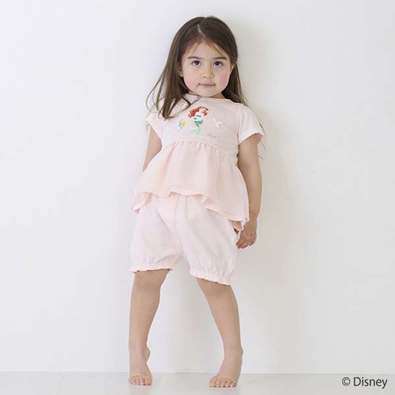[Disney] Peplum Pajamas,Light pink, large image number 0
