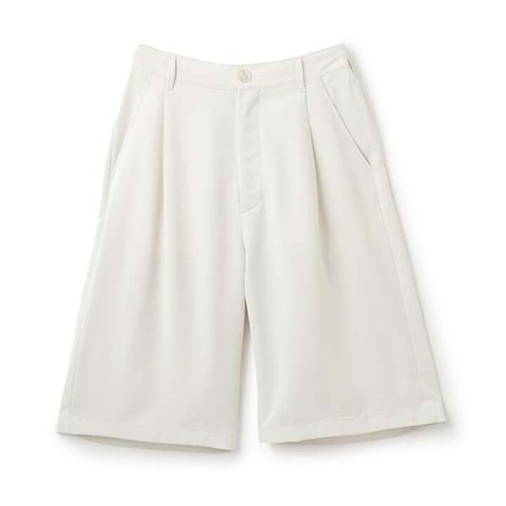 Melty Tuck Half Pants,Ivory, medium image number 0
