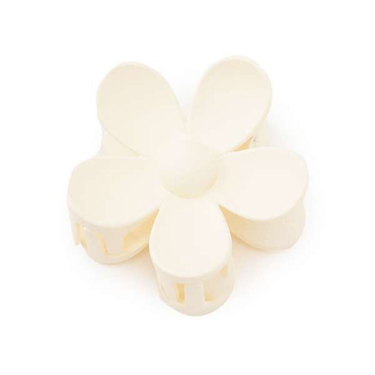 Flower Bun Clip,White, large image number 0