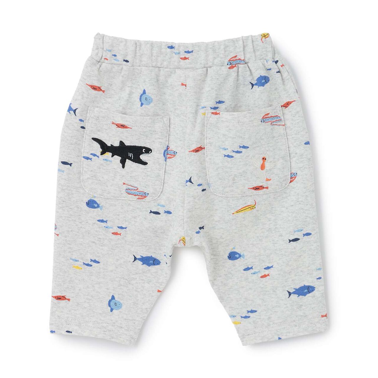[Cool Touch] Marine Life 3/4 Leggings,Light blue, large image number 11