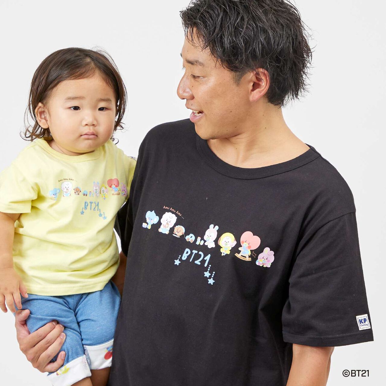 [BT21] Print & Embroidery Short Sleeve T-Shirt (Adult),White, large image number 24