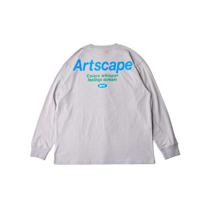 Pocket Logo Print Long-Sleeve T-Shirt,Light gray, medium image number 0