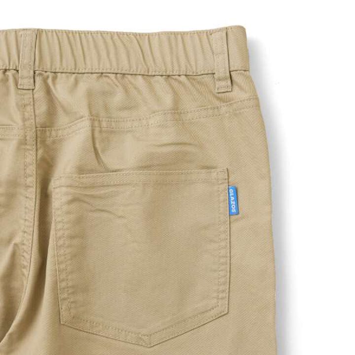 Cotton-Poly Stretch Twill Slim Pants,Beige, medium image number 14