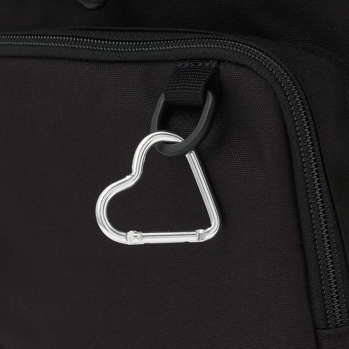 [Lightweight] [Water Repellent] 32L Bucket-Shaped School Backpack,Black, medium image number 4