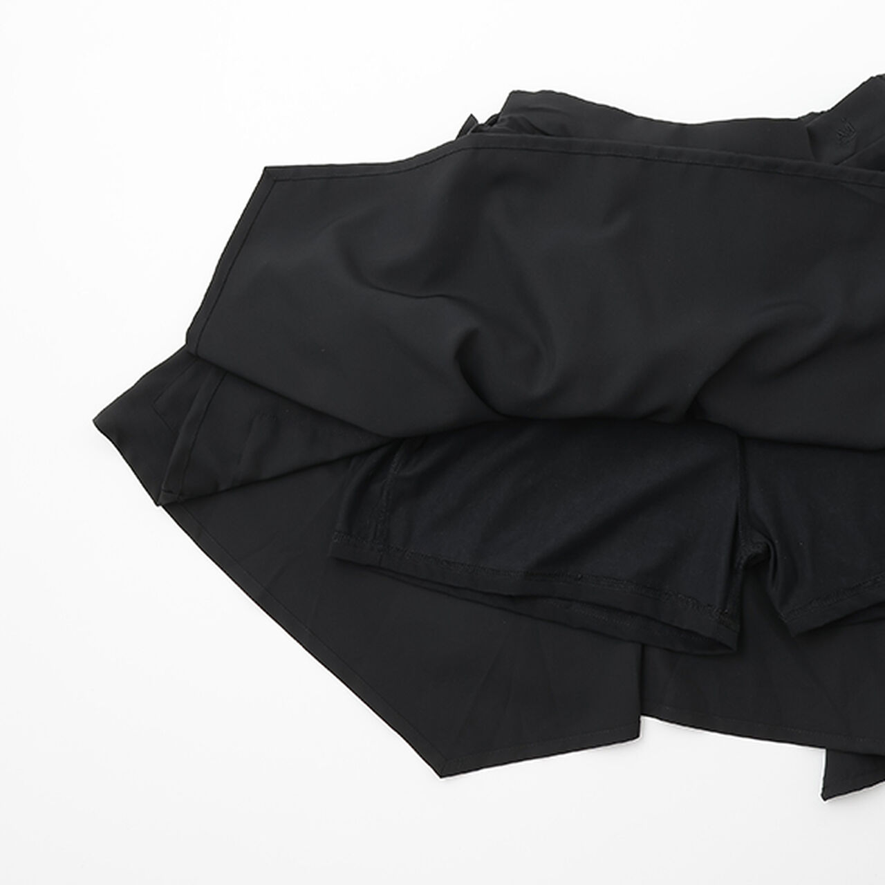 [AMI] Waist Wrap Shirt Style Skirt with Shorts,Light gray, large image number 19