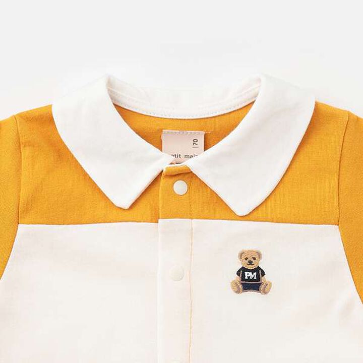 Color Block Rugby Coverall,Yellow, medium image number 2